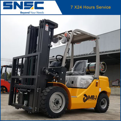 Nhật Bản NISSAN K25 Xe nâng xăng SNSC LPG Counterbalance Xe nâng