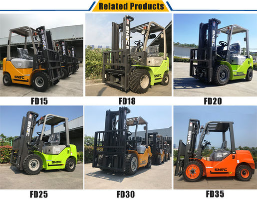 SNSC Xe nâng 3.5 tấn chạy bằng xăng