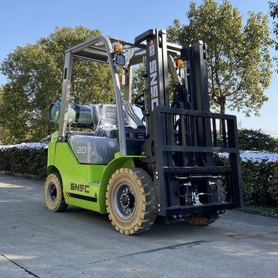 2 tấn LPG Gas Forklift 3000mm-7000mm Lifting Dual Fuel Forklift