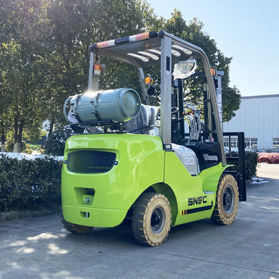 2 tấn LPG Gas Forklift 3000mm-7000mm Lifting Dual Fuel Forklift