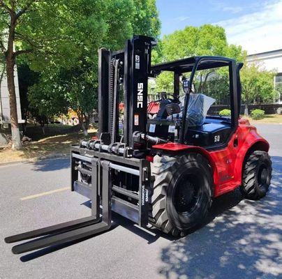 3 tấn 3,5 tấn 5 tấn 4 bánh xe nâng 2WD ngoài trời nâng