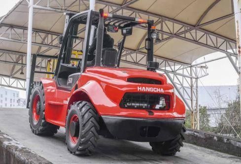 3 tấn 3,5 tấn 5 tấn 4 bánh xe nâng 2WD ngoài trời nâng