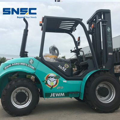 4X2 địa hình khắc nghiệt 3500kgs Bốn bánh lái xe nâng