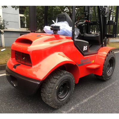 3.5 tấn 4x4 xe nâng nhỏ địa hình gồ ghề xe nâng FD35 động cơ diesel