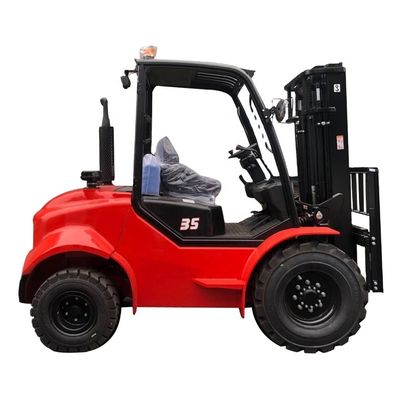 3000kg-5000kg 4wd Đường cao ga ngoài đường Đường cao ga nâng xe nâng