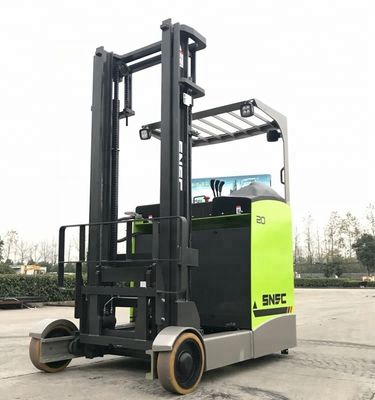 1.6 Ton 2 Ton Reach Truck Electric SNSC Forklift với Lốp tiêu chuẩn khí nén