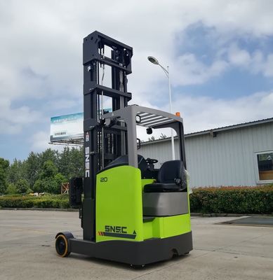 1.6 Ton 2 Ton Reach Truck Electric SNSC Forklift với Lốp tiêu chuẩn khí nén