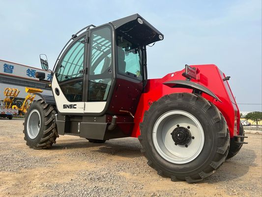 7m Máy xử lý từ xa nhỏ SNSC 3 tấn Telescopic Reach Forklift Đỏ