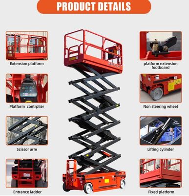 OEM máy kéo nâng công việc nền tảng 1T - 5T tải điện máy kéo nền tảng