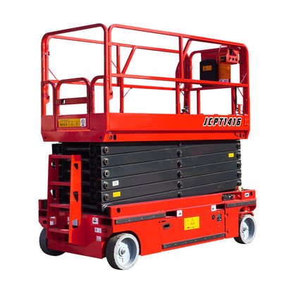 12m 14m 16m Hydraulic Scissor Work Platform tự động nâng kéo