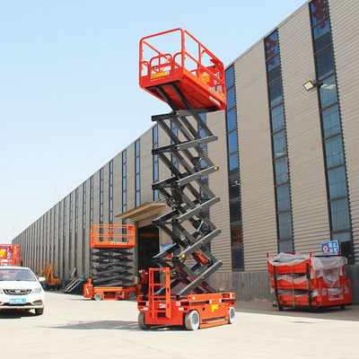 Nâng máy kéo tự cân bằng nền tảng làm việc trên không 4m 5m 6m 8m 10m 12m 14m 16m